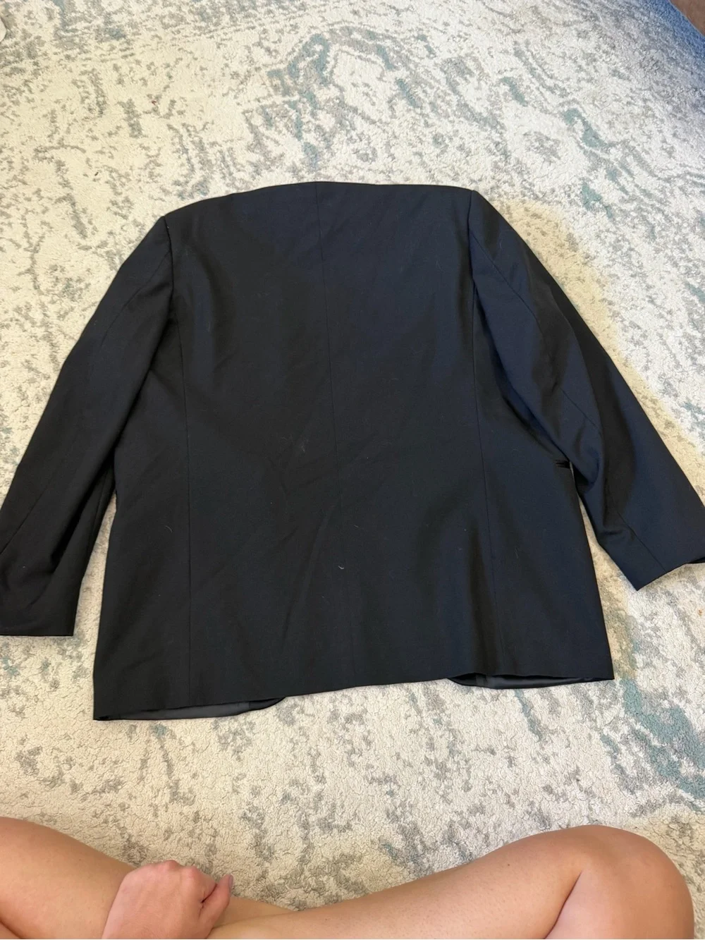Ralph Lauren Lauren Men’s 42L Black Wool Blazer Sport Coat